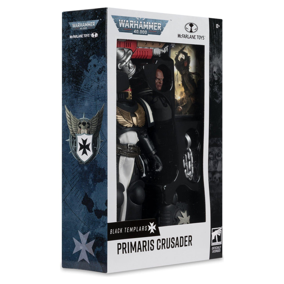 McFarlane Toys Warhammer 40,000 Primaris Crusader (Black Templars) Action Figure PRE-ORDER