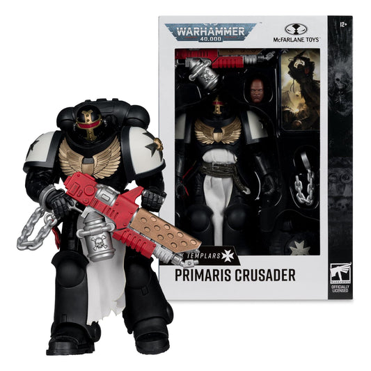 McFarlane Toys Warhammer 40,000 Primaris Crusader (Black Templars) Action Figure PRE-ORDER