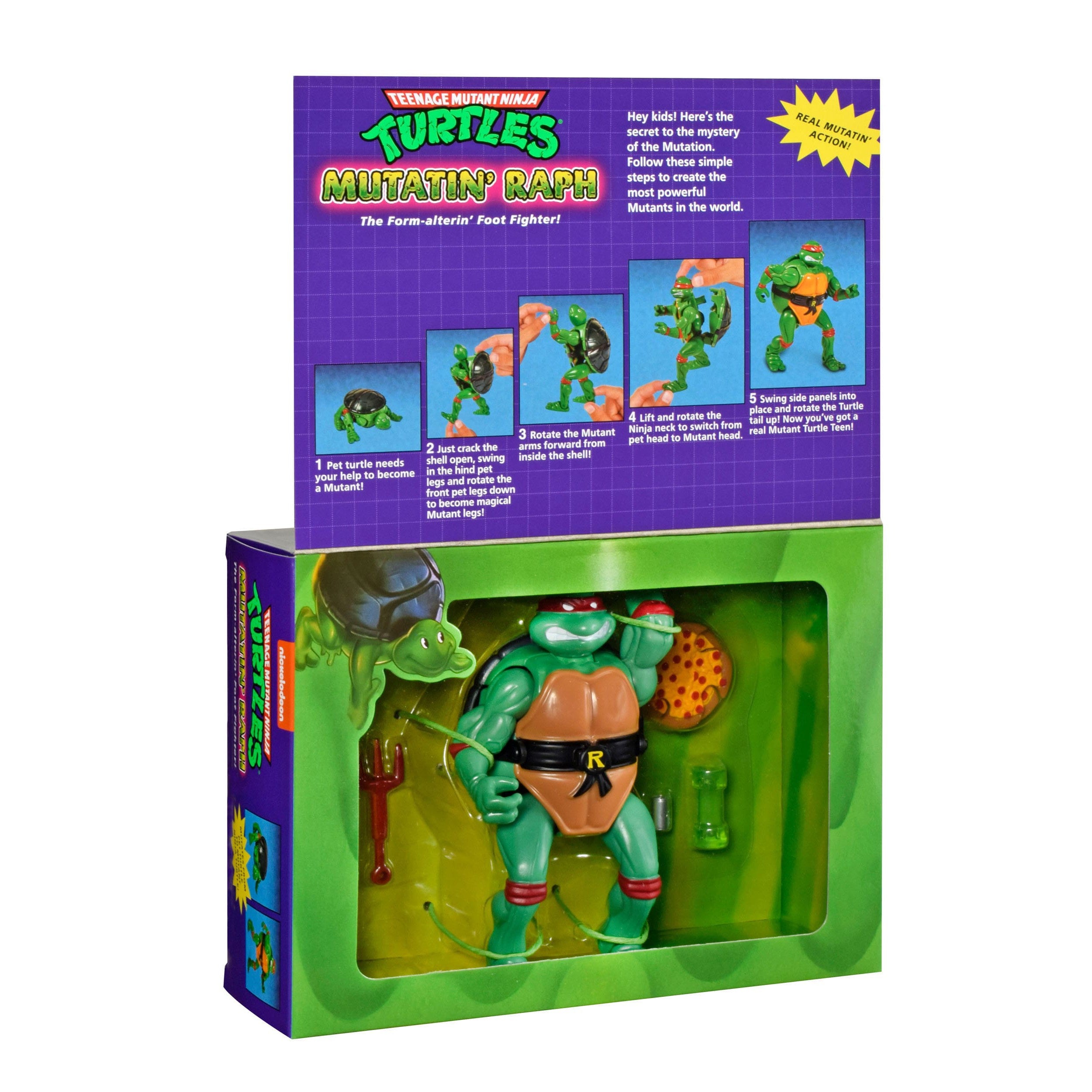 Playmates Teenage Mutant Ninja Turtles Classic Figure - Mutatin' Raph ...