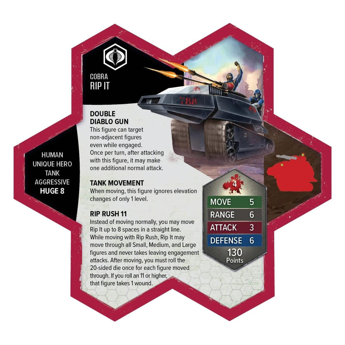 Renegade G.I. Joe Heroscape H.I.S.S. Tank Standard Edition Army Expansion PRE-ORDER