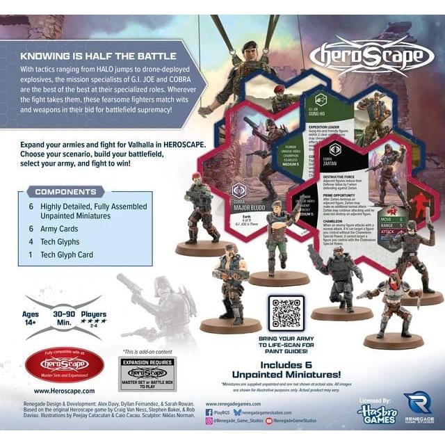 Renegade G.I. Joe Heroscape Mission Specialists Standard Edition Army Expansion PRE-ORDER