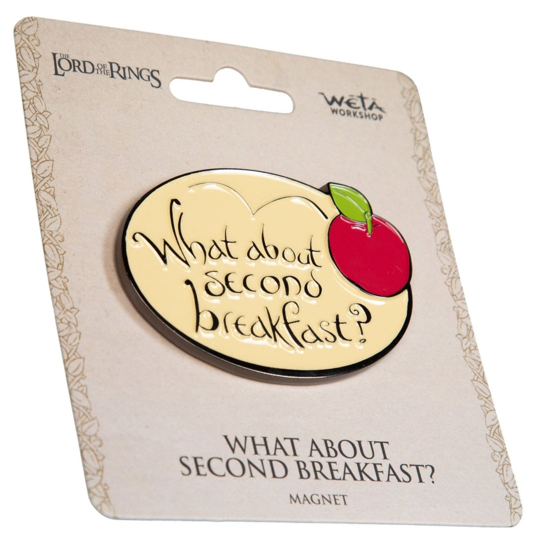 Weta The Lord of the Rings What About Second Breakfast? Enamel Magnet PRE-ORDER