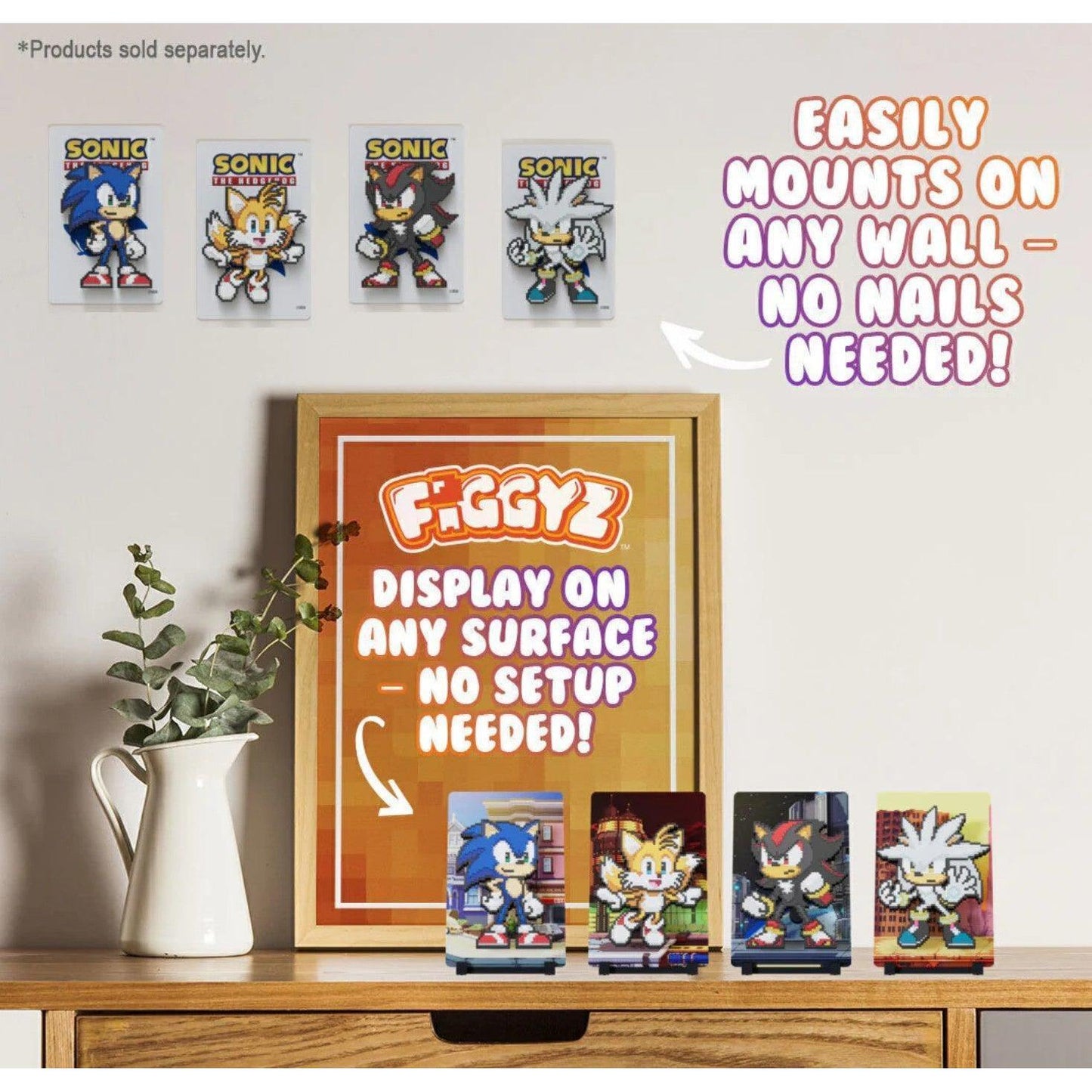 Sonic The Hedgehog - Silver (Modern) Collectible #96 - Figgyz Pop Magnet