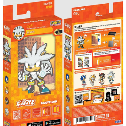 Sonic The Hedgehog - Silver (Modern) Collectible #96 - Figgyz Pop Magnet