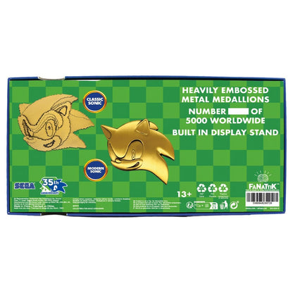 Sonic the Hedgehog 35th Anniversary Then & Now Limited Edition Medallion Set PRE-ORDER