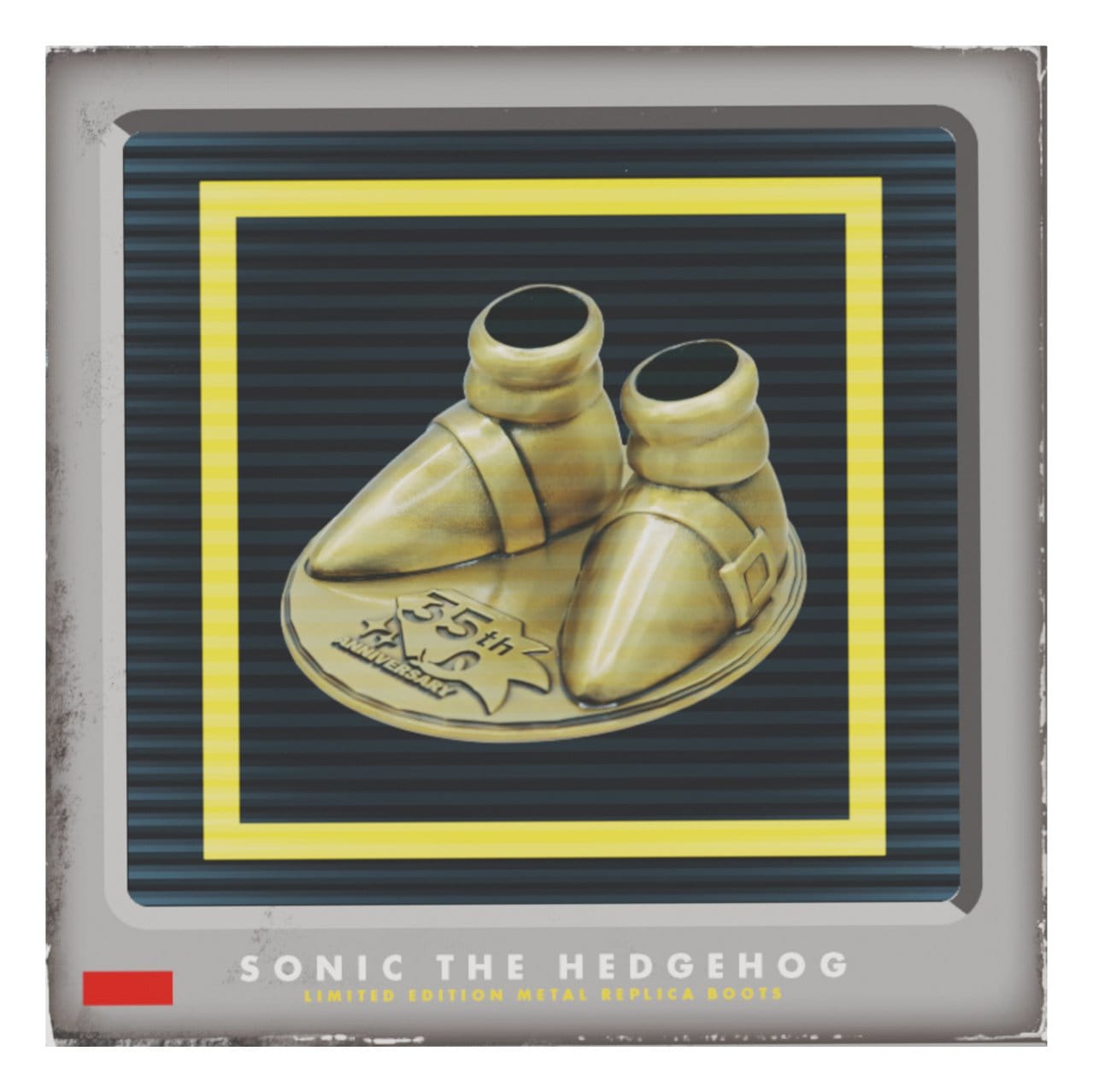 Sonic the Hedgehog Replica 35th Anniversary Limited Edition Metal Boot PRE-ORDER