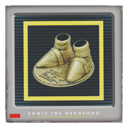 Sonic the Hedgehog Replica 35th Anniversary Limited Edition Metal Boot PRE-ORDER