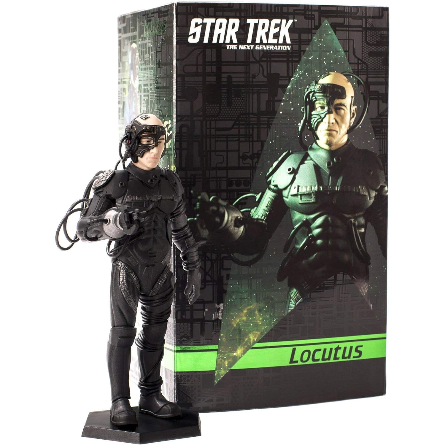 Star Trek The Next Generation Locutus of Borg 1:12 Mini Master Latinum ...