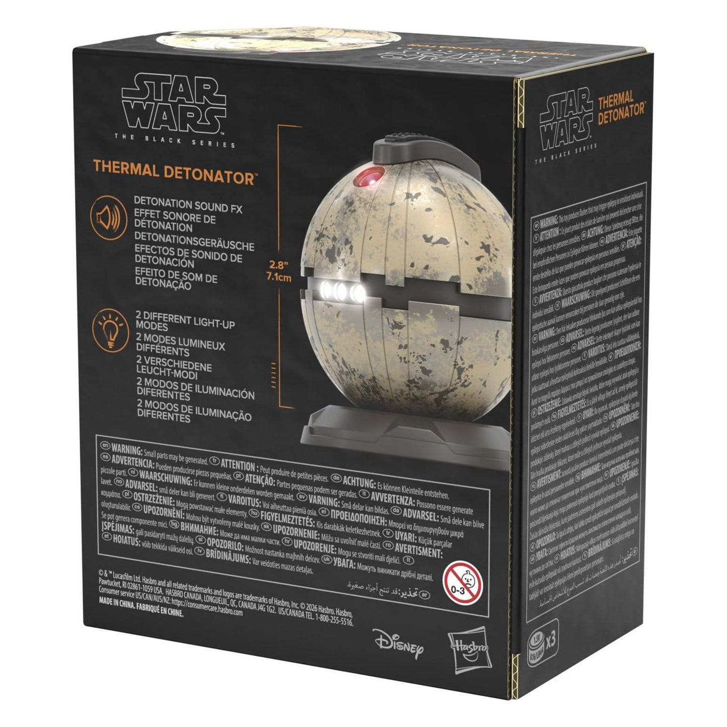 Star Wars Black Series Episode VI Electronic Thermal Detonator Replica PRE-ORDER