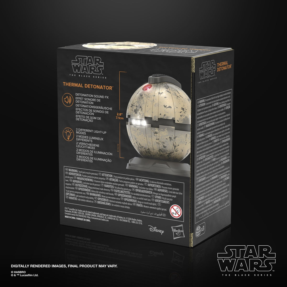 Star Wars Black Series Episode VI Electronic Thermal Detonator Replica PRE-ORDER