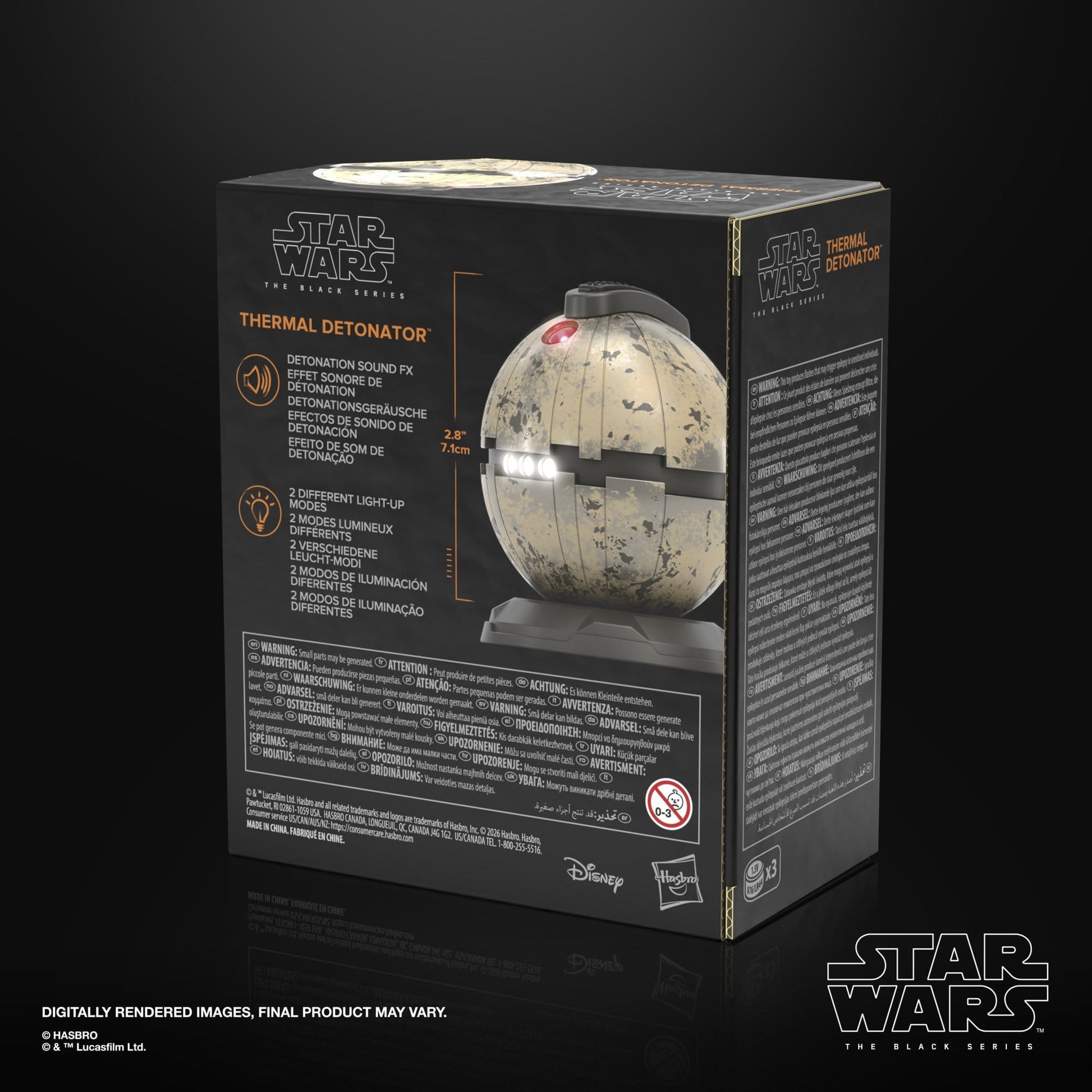 Star Wars Black Series Episode VI Electronic Thermal Detonator Replica PRE-ORDER