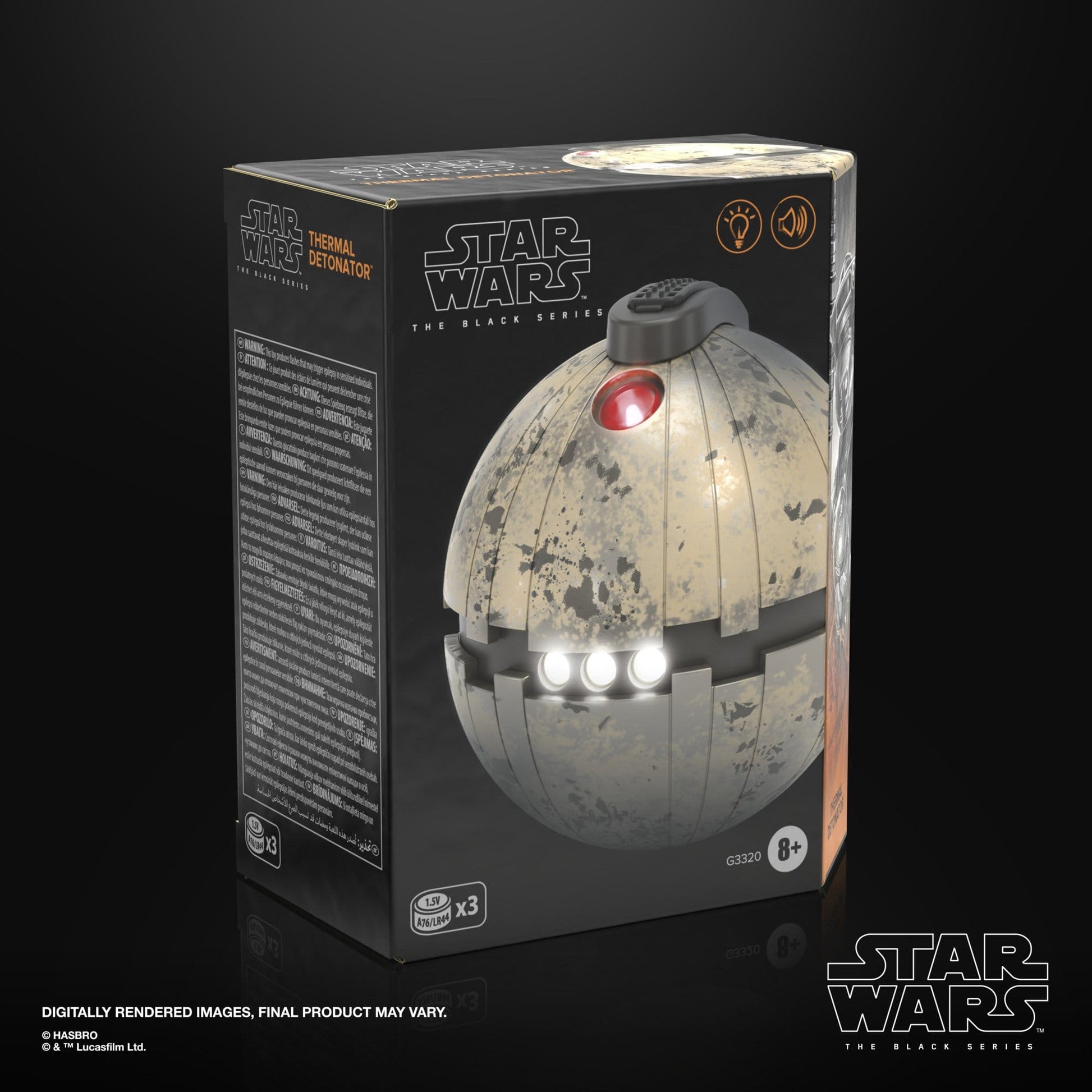 Star Wars Black Series Episode VI Electronic Thermal Detonator Replica PRE-ORDER