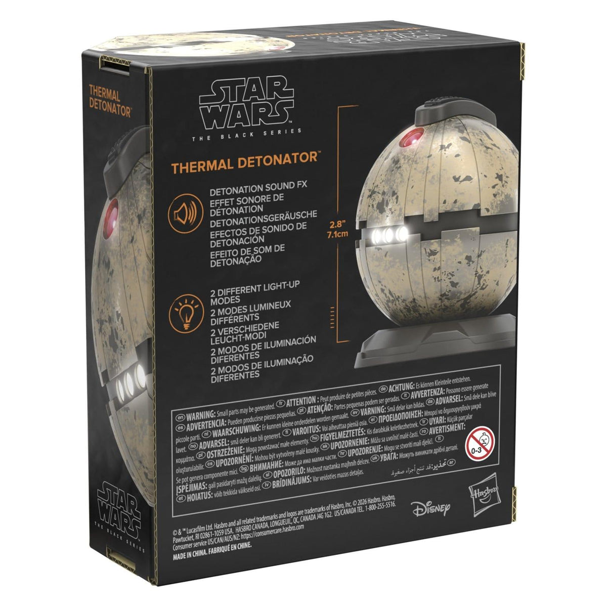 Star Wars Black Series Episode VI Electronic Thermal Detonator Replica PRE-ORDER