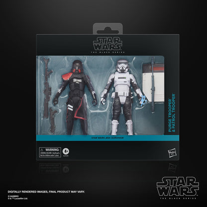 Star Wars Jedi Survivor Black Series Action Figure 2-Pack - Purge Trooper & Patrol Trooper PRE-ORDER
