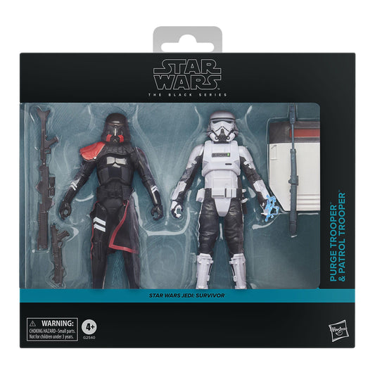 Star Wars Jedi Survivor Black Series Action Figure 2-Pack - Purge Trooper & Patrol Trooper PRE-ORDER
