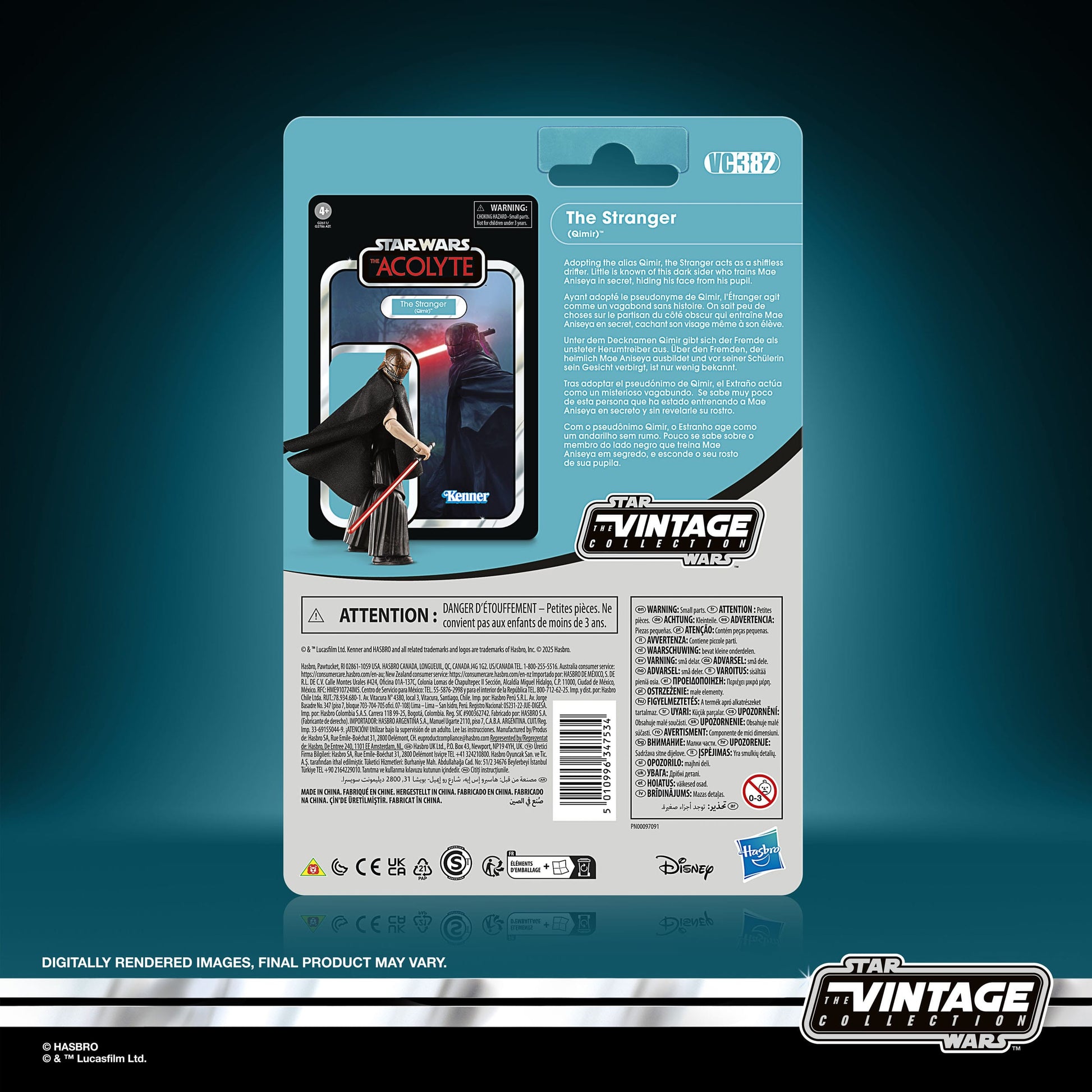 Star Wars The Acolyte Vintage Collection Action Figure - The Stranger (Qimir) PRE-ORDER