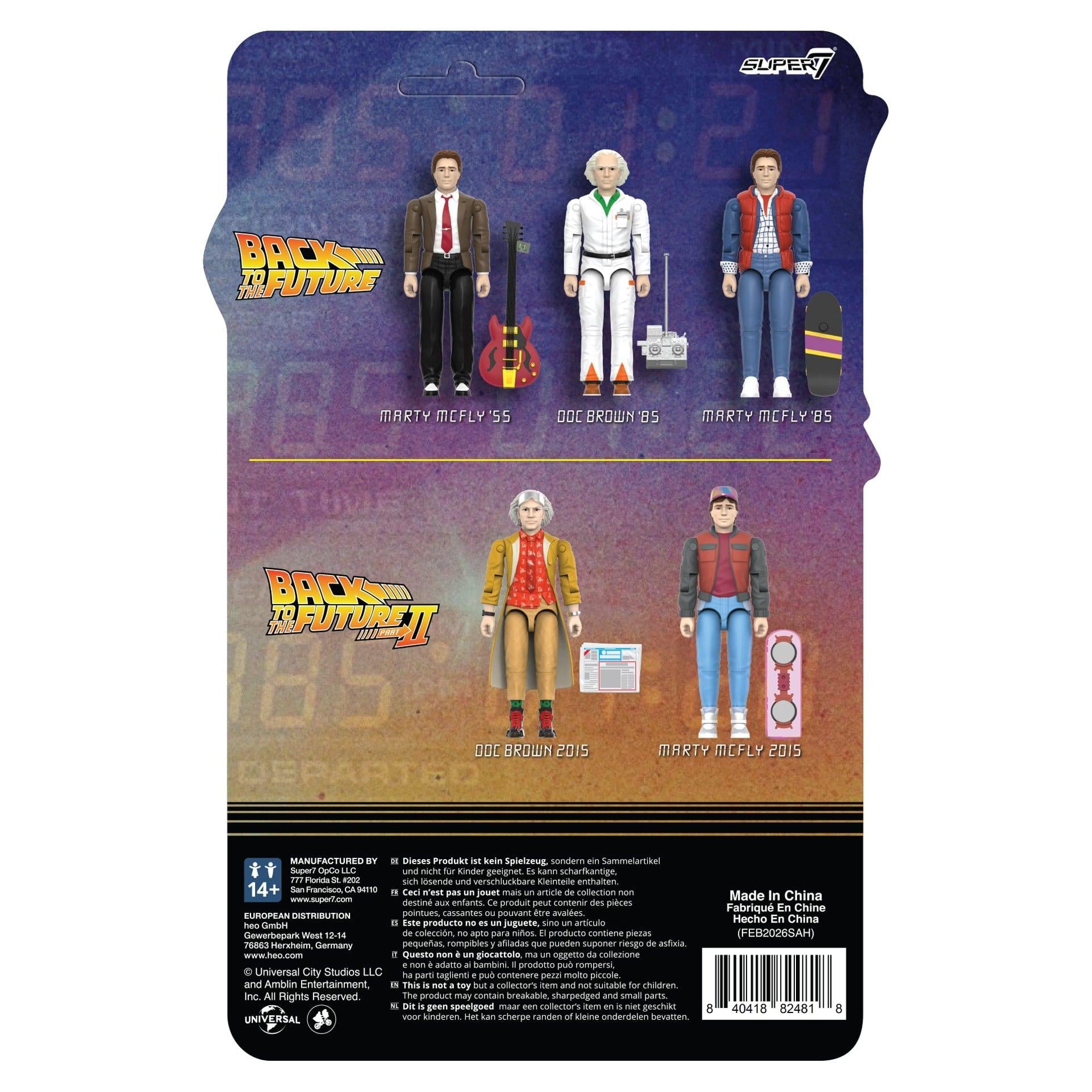 Super7 Back to the Future ReAction+ Dr. Emmett Brown (2015) Action Figure PRE-ORDER