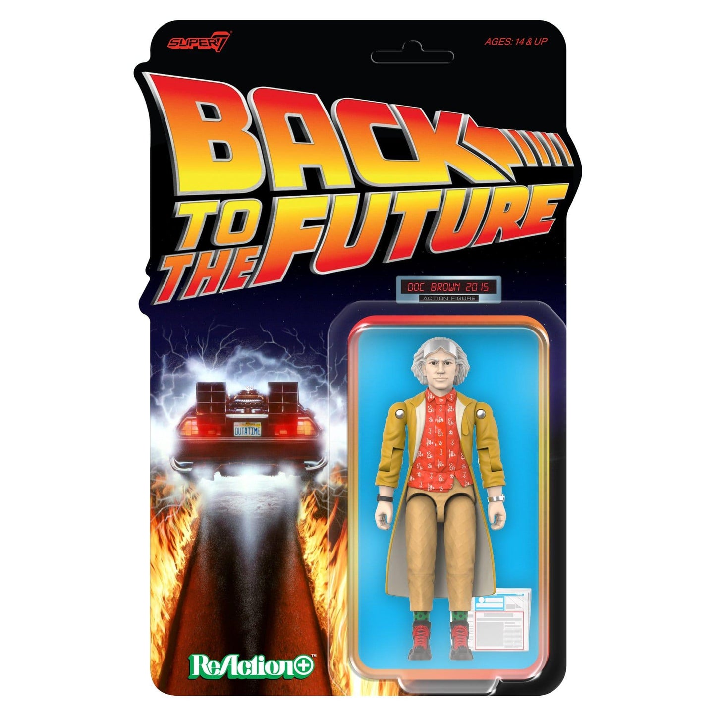 Super7 Back to the Future ReAction+ Dr. Emmett Brown (2015) Action Figure PRE-ORDER