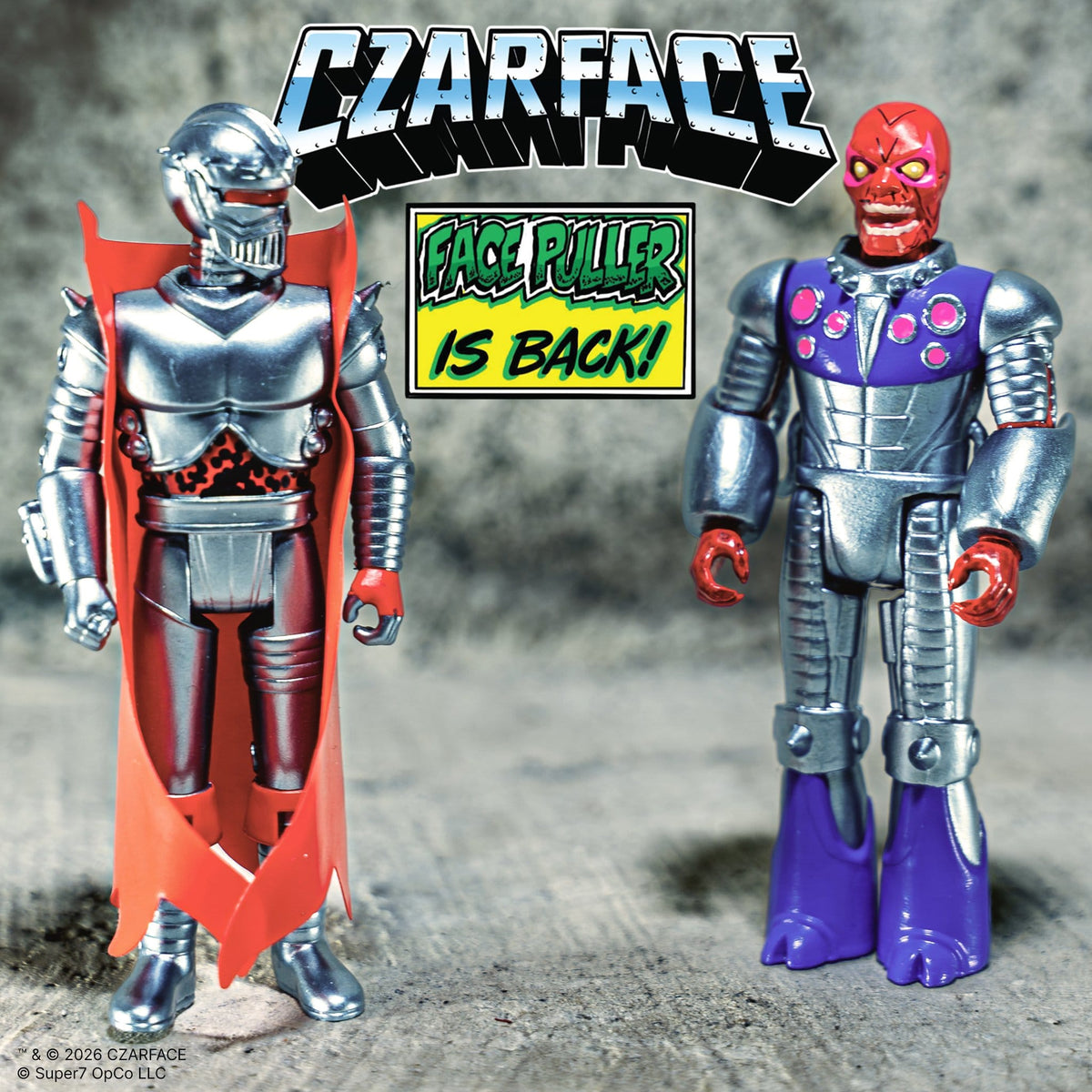 Super7 Czarface ReAction Czarface & Frankie Pulitze Action Figures 2-Pack PRE-ORDER
