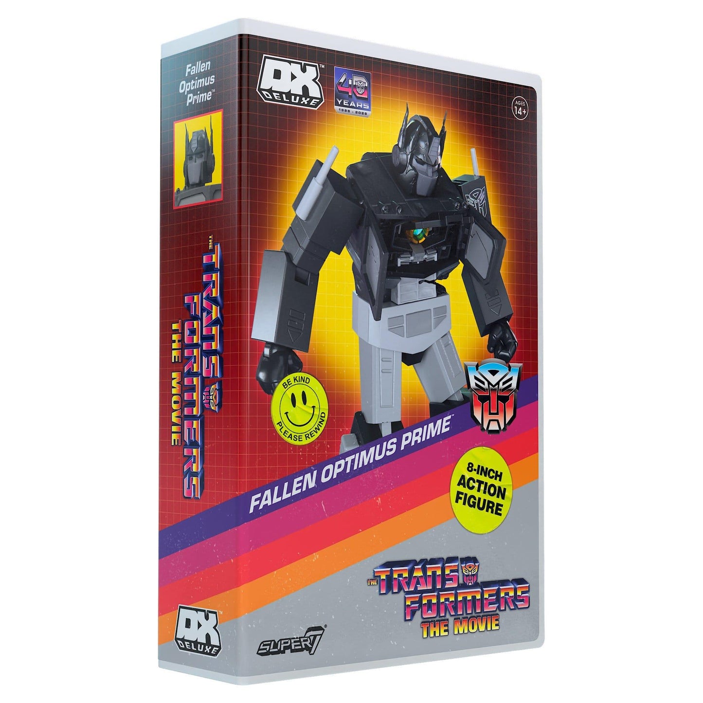 Super7 Deluxe Transformers The Movie Dead Optimus Prime (VHS Packaging) Action Figure PRE-ORDER