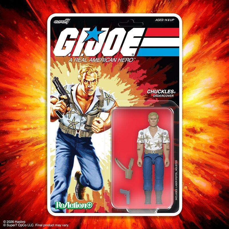 Super7 G.I Joe ReAction+ Action Figure Wave 7 - Chuckles (Movie) PRE-ORDER