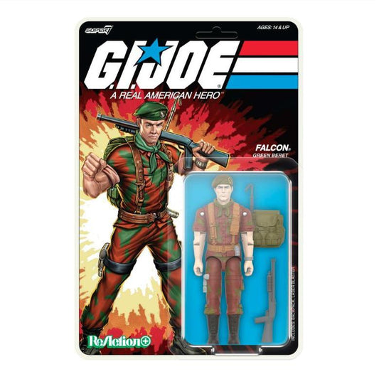 Super7 G.I. Joe ReAction+ Figure Wave 4 - Lt. Falcon (Movie Collection)