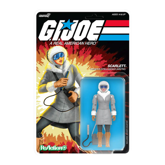 Super7 G.I. Joe ReAction+ Figure Wave 6 - Arctic Scarlett PRE-ORDER