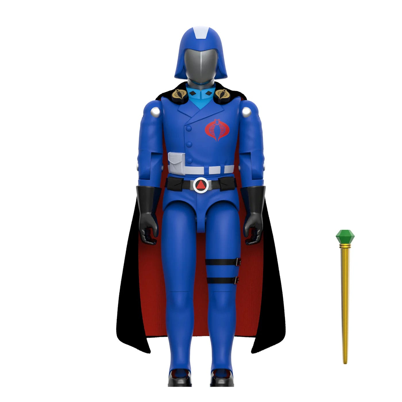 Super7 G.I. Joe ReAction+ Figure Wave 6 - Cobra Commander (Movie Black Cape) PRE-ORDER