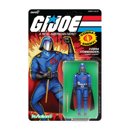 Super7 G.I. Joe ReAction+ Figure Wave 6 - Cobra Commander (Movie Black Cape) PRE-ORDER