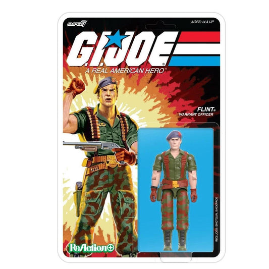 Super7 G.I. Joe ReAction+ Flint (Cartoon) Wave 10 Action Figure PRE-ORDER