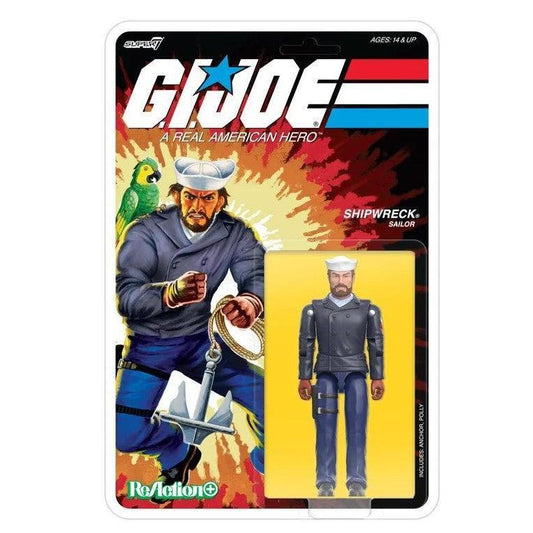 Super7 G.I. Joe ReAction+ Shipwreck (Peacoat) (Cartoon) Wave 10 Action Figure PRE-ORDER