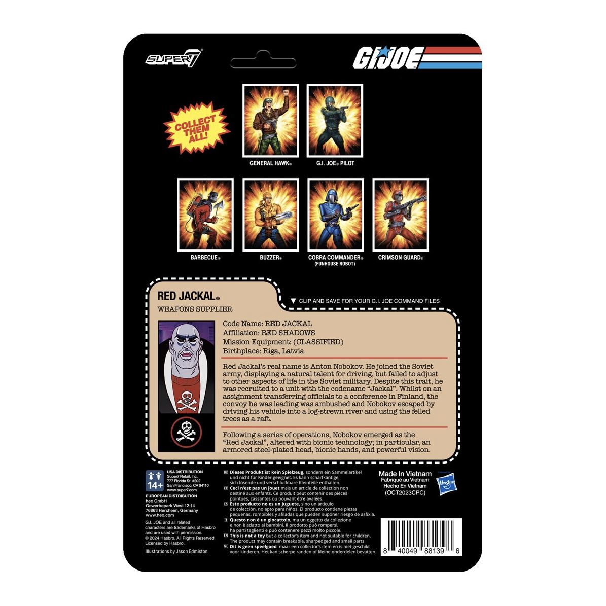 Super 7 G.I. Joe ReAction Action Figure - Jinx