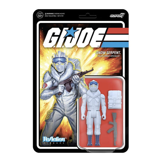 Super7 G.I. Joe Reaction Wave 8 Snow Serpent Action Figure - COMING SOON