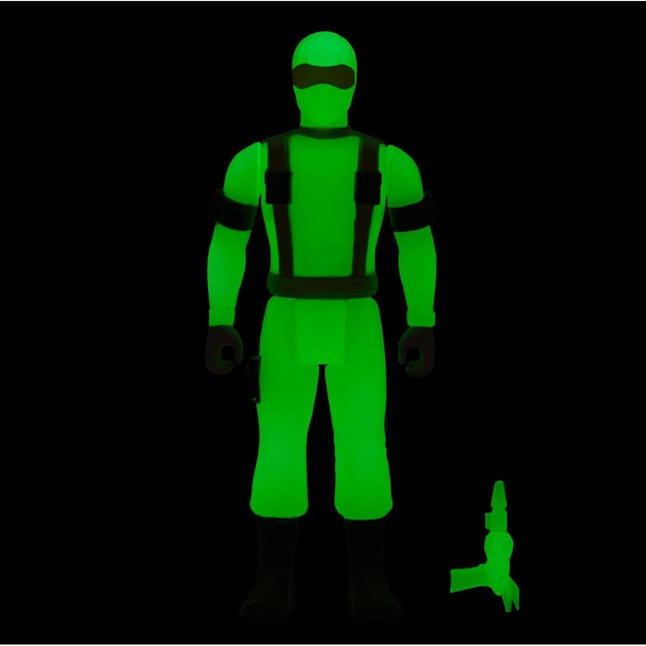 Super7 G.I. Joe Snake Eyes (Glow Patrol) Action Figure