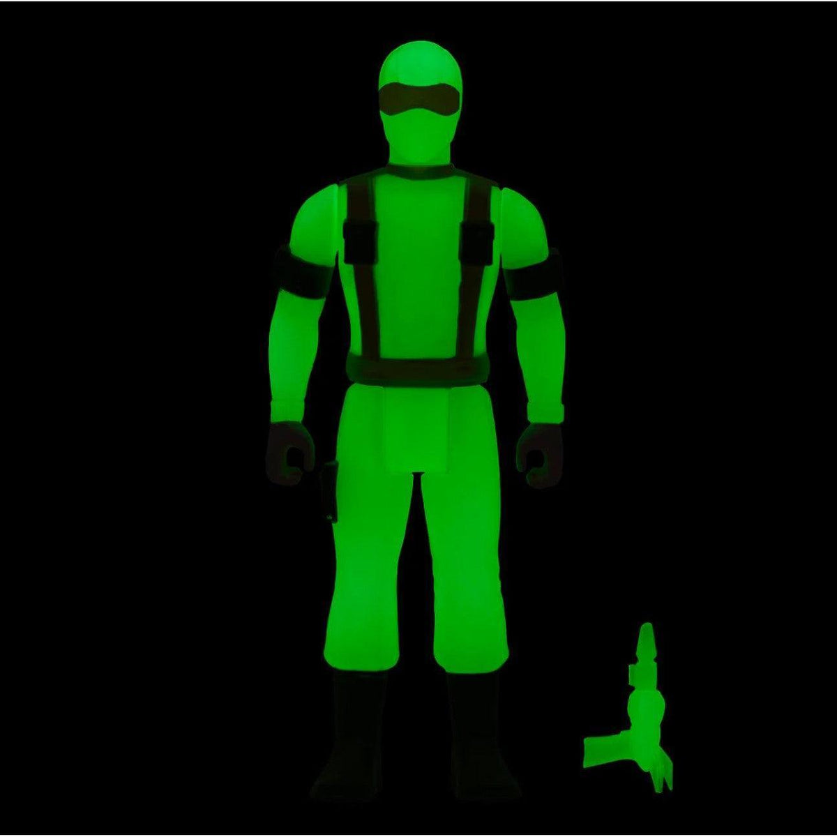 Super7 G.I. Joe Snake Eyes (Glow Patrol) Action Figure