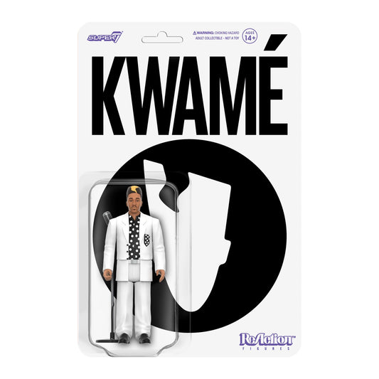 Super7 Kwame ReAction Figure Wave 2 - Kwame (White/Black Polka Dot) PRE-ORDER