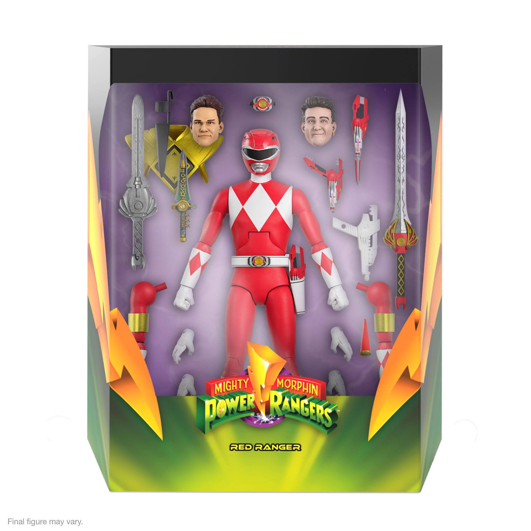 Super7 Mighty Morphin Power Rangers Ultimates Wave 2 - Red Ranger Acti ...