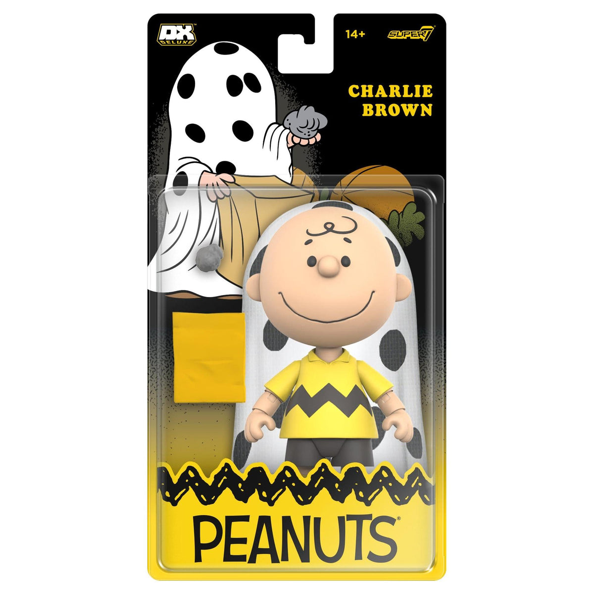 Super7 Peanuts Charlie Brown (with Ghost Sheet) Deluxe Action Figure PRE-ORDER