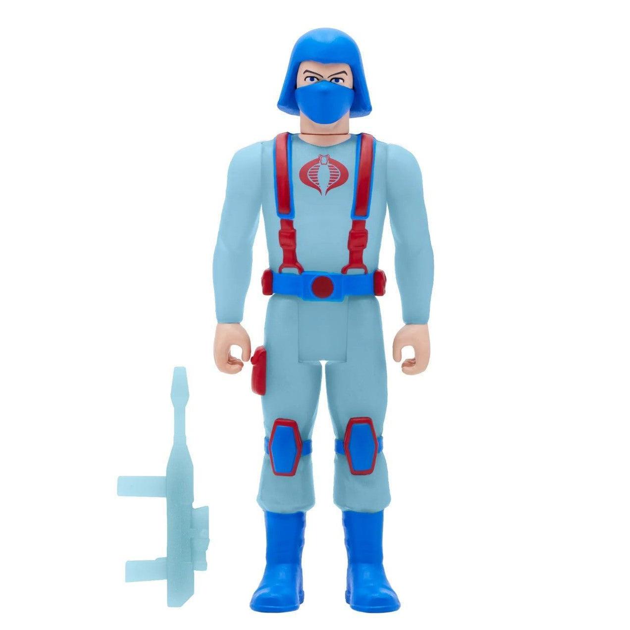 Super7 ReAction G.I. Joe Cobra Trooper Y-Back (Glow Patrol) Action Figure