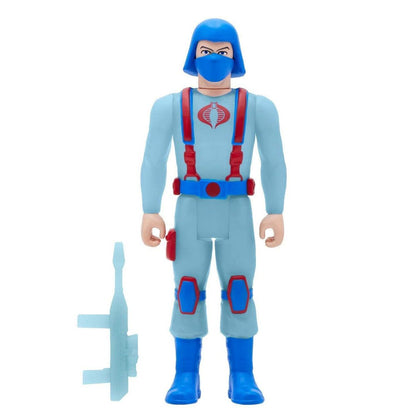 Super7 ReAction G.I. Joe Cobra Trooper Y-Back (Glow Patrol) Action Figure