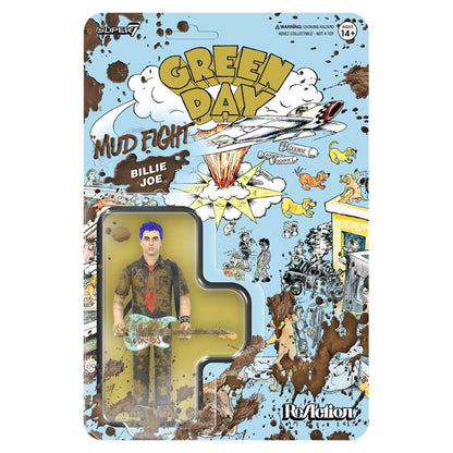 Super7 ReAction Green Day Billie Joe Armstrong (Mud Fight) Action Figure PRE-ORDER
