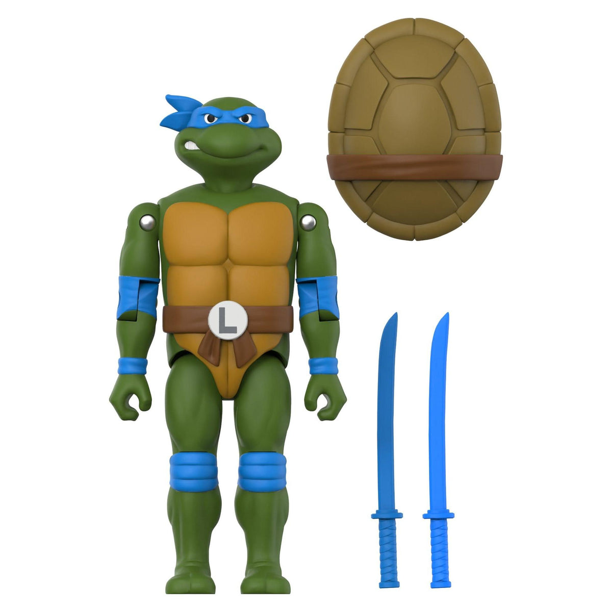 Super7 ReAction+ Teenage Mutant Ninja Turtles Leonardo Action Figure PRE-ORDER