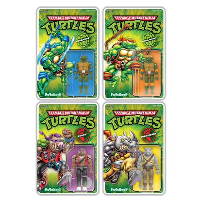 Super7 ReAction+ Teenage Mutant Ninja Turtles Leonardo Action Figure PRE-ORDER