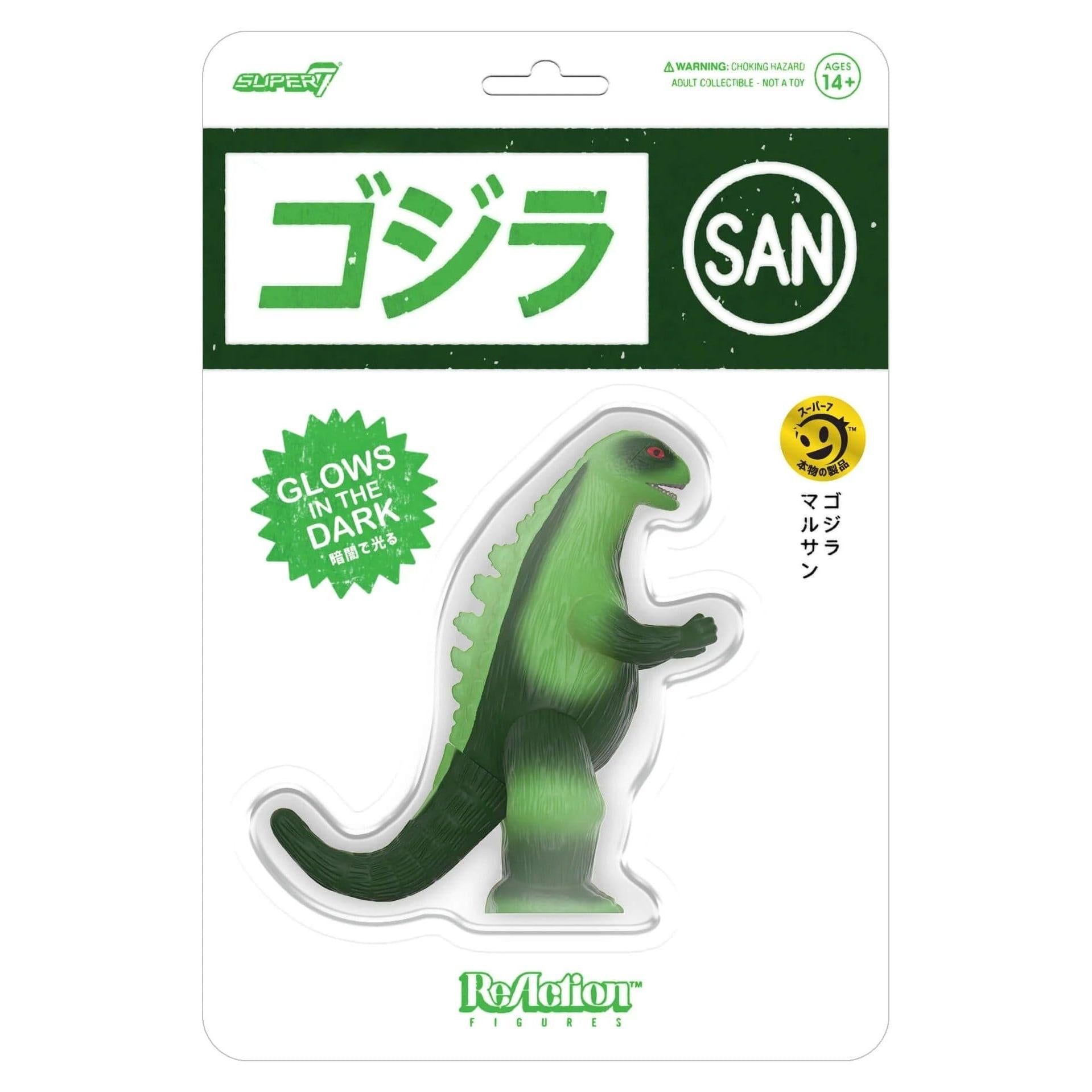 Super7 Toho ReAction Godzilla Marusan L-Tail (Glow) Action Figure PRE-ORDER