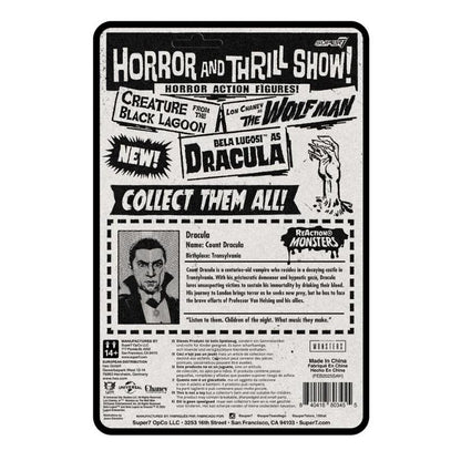 Super7 Universal Monsters ReAction+ Action Figure Wave 1 - Dracula PRE-ORDER
