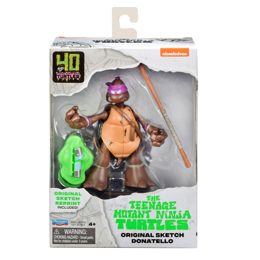 Teenage Mutant Ninja Turtles 40th Anniversary Action Figure - Original Sketch Donatello PRE-ORDER
