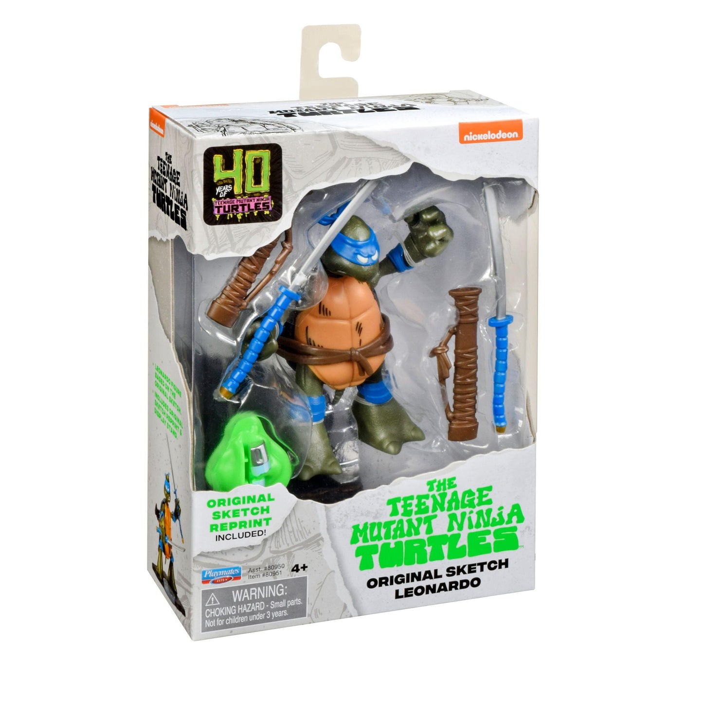 Teenage Mutant Ninja Turtles 40th Anniversary Action Figure - Original Sketch Leonardo PRE-ORDER