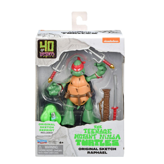 Teenage Mutant Ninja Turtles 40th Anniversary Action Figure - Original Sketch Raphael PRE-ORDER