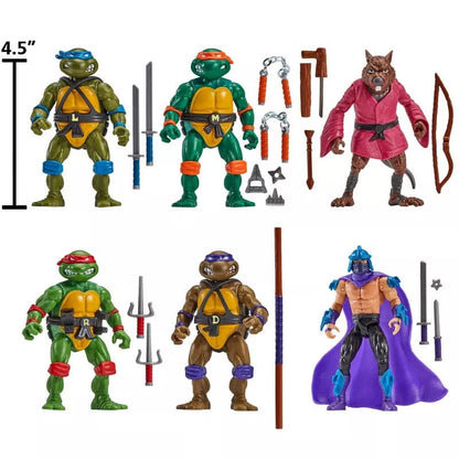Teenage Mutant Ninja Turtles Classic Action Figures - 1988 Remastered 6-Pack Set (Target Exclusive)PRE-ORDER