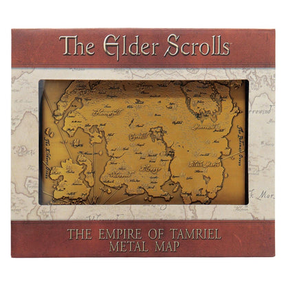 The Elder Scrolls Replica Metal Map of Tamriel Limited Edition PRE-ORDER